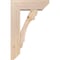 Ekena Millwork Olympic Slat Smooth Bracket w/ Offset Brace, Douglas Fir, 7 1/2"W x 22"D x 34"H BKT0806X22X34OLY06SDF - alternate 2